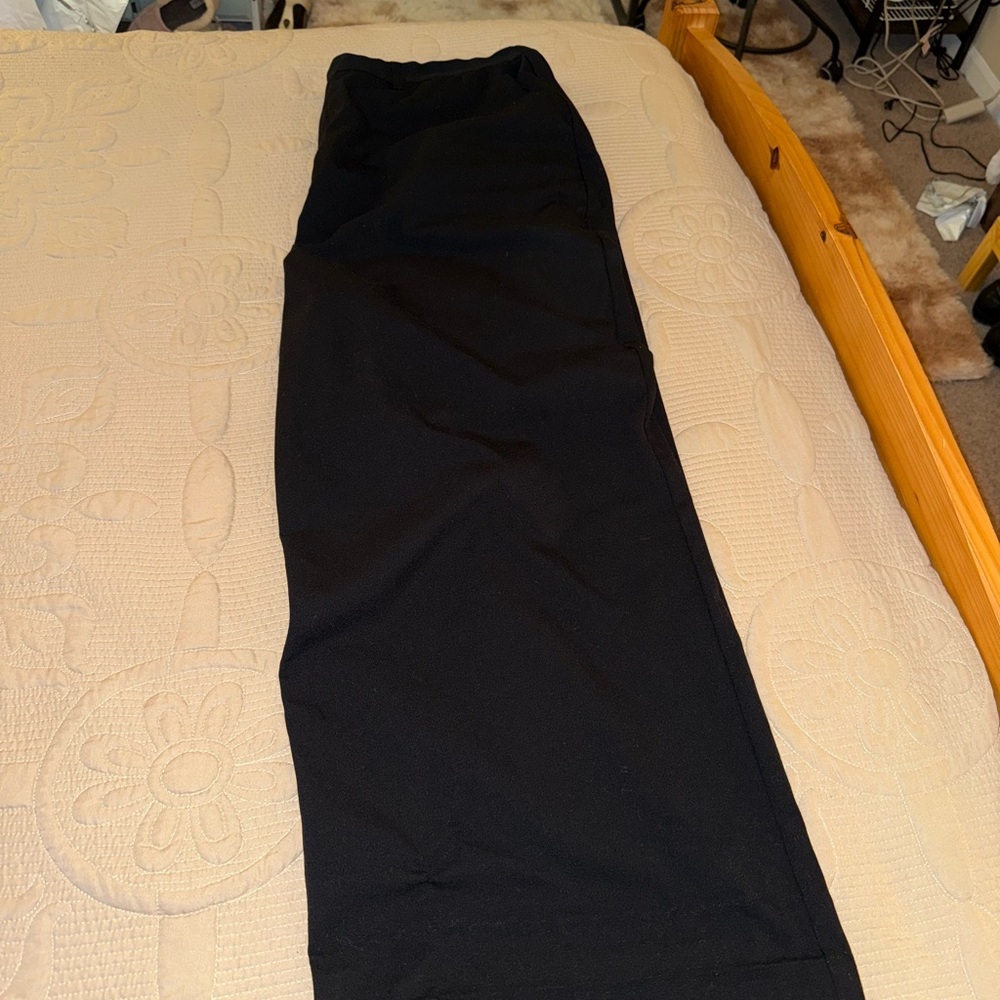 Ava & Viv Charcoal Wide-Leg Trousers - Picture 3 of 3